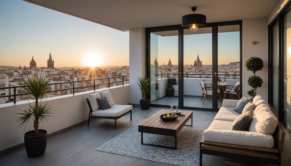 Découvrez le charme d'un penthouse avec terrasse à barcelone